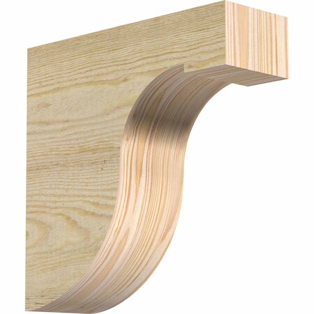 Ekena Millwork Del Monte Rough Sawn Rafter Tail, Douglas Fir, 4"W x 12"H x 12"L RFT04X12X12DEL00RDF